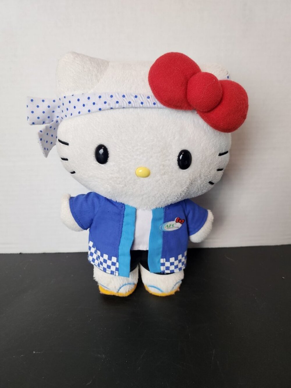 Sanrio Hello Kitty AFC 30th Anniversary Sushi Chef Plush 10" Happi Coat 2016